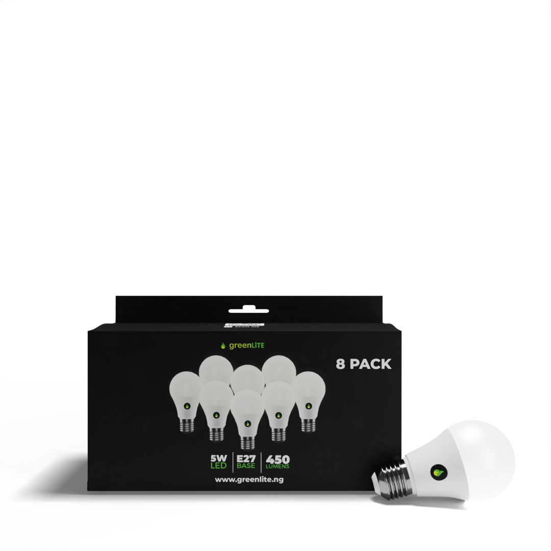 5W LED BULBS - 8 PACK
