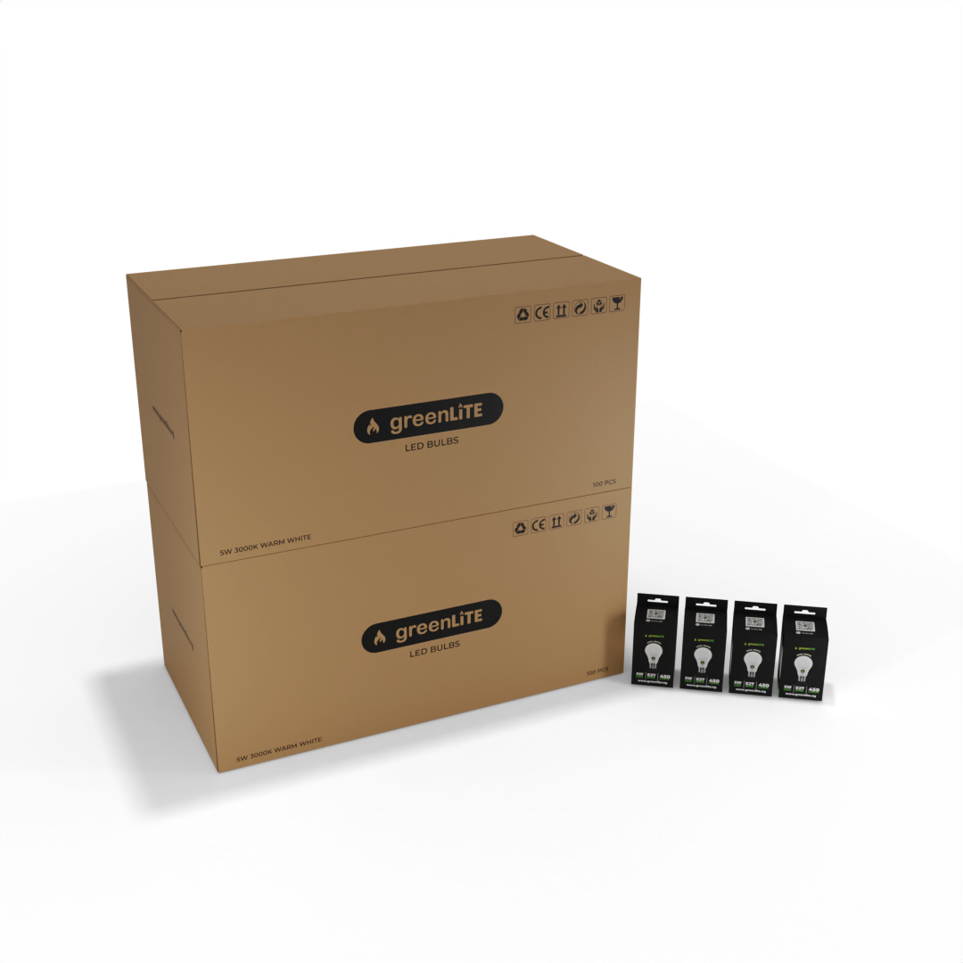 5W LED BULBS - CARTON ( 100 bulbs )