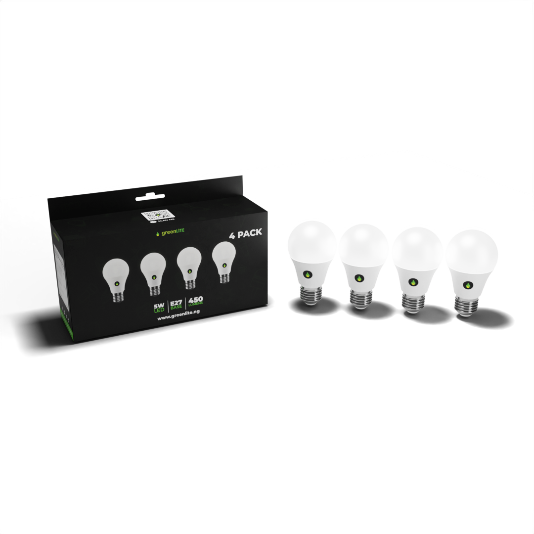 5W LED BULBS - 4 PACK