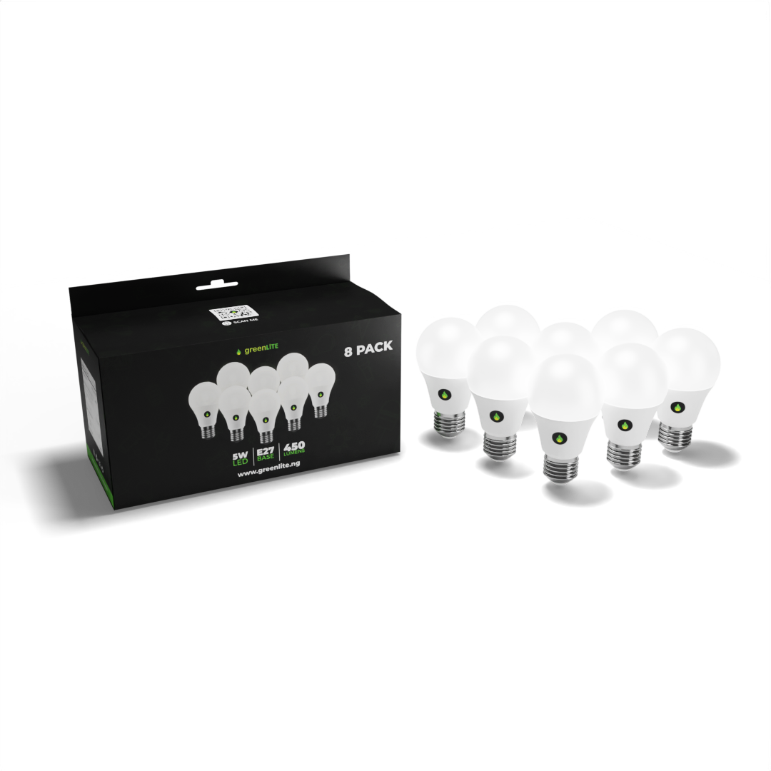 5W LED BULBS - 8 PACK