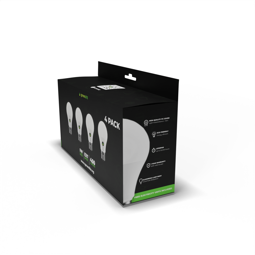 5W LED BULBS - 4 PACK
