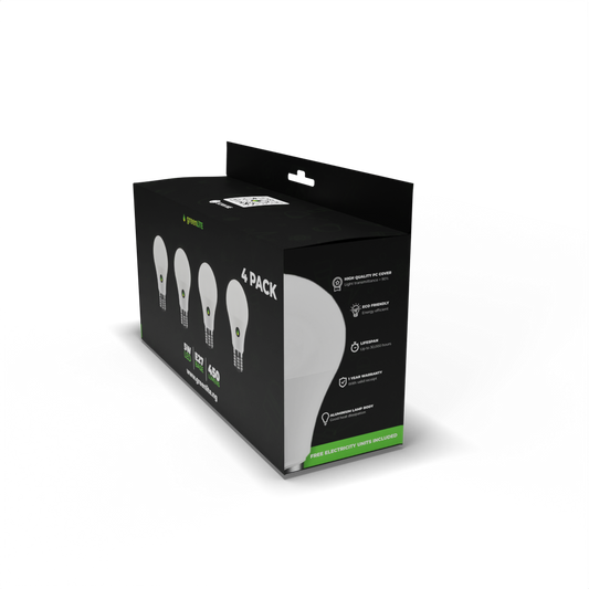 5W LED BULBS - 4 PACK