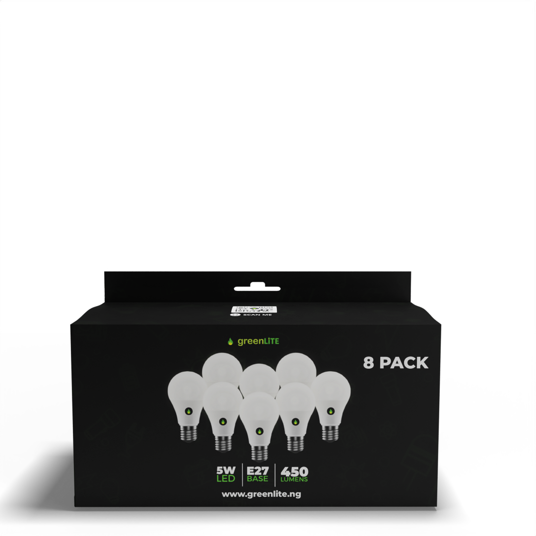 5W LED BULBS - 8 PACK
