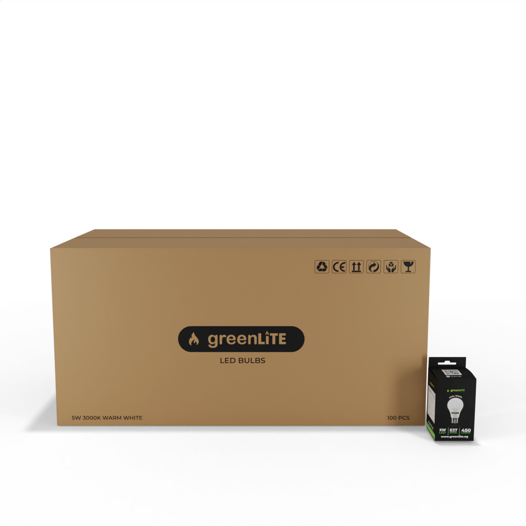 5W LED BULBS - CARTON ( 100 bulbs )